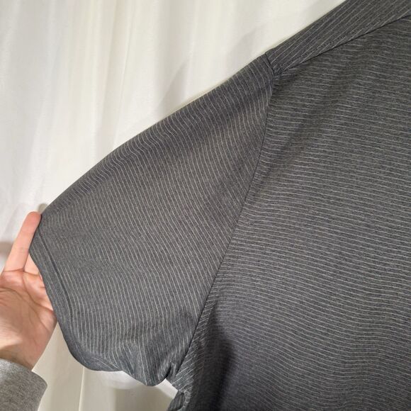 Izod Golf Polo Shirt Men's 2XLT Dark Grey Short Sleeve Breathable Lightweight - Picture 6 of 11